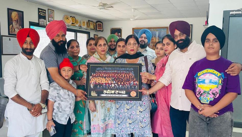 Gift of ration and other items presented to the 'Dreams House' in memory of late Joginder Kaur
